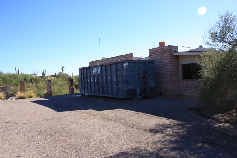 Exterior Garage Before